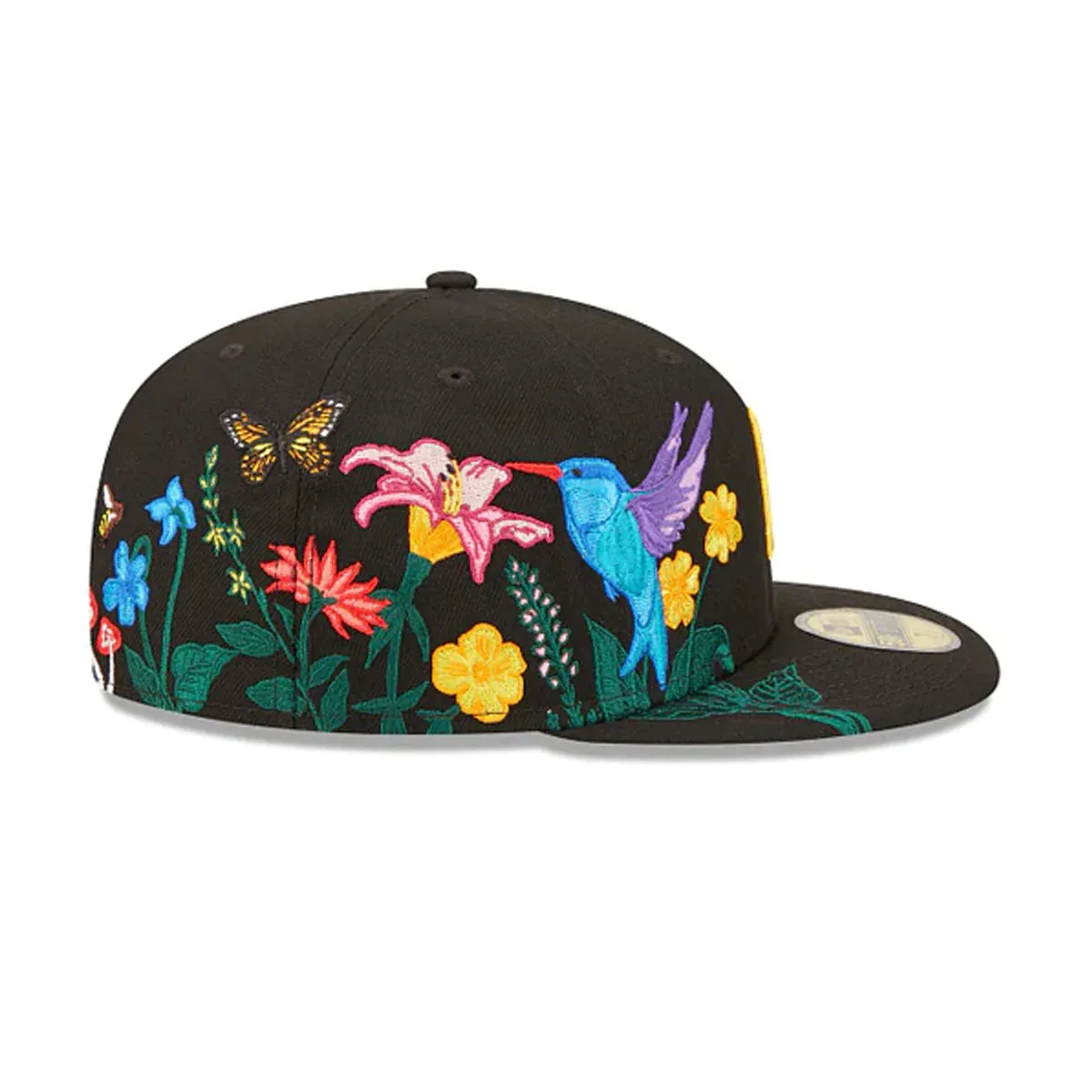 [60243429] Pittsburgh Pirates "Blooming" Black 59FIFTY Men's Fitted Hat
