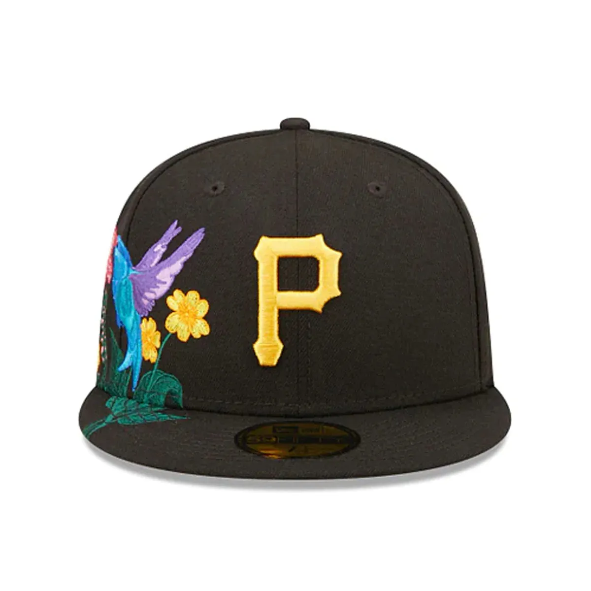 [60243429] Pittsburgh Pirates "Blooming" Black 59FIFTY Men's Fitted Hat
