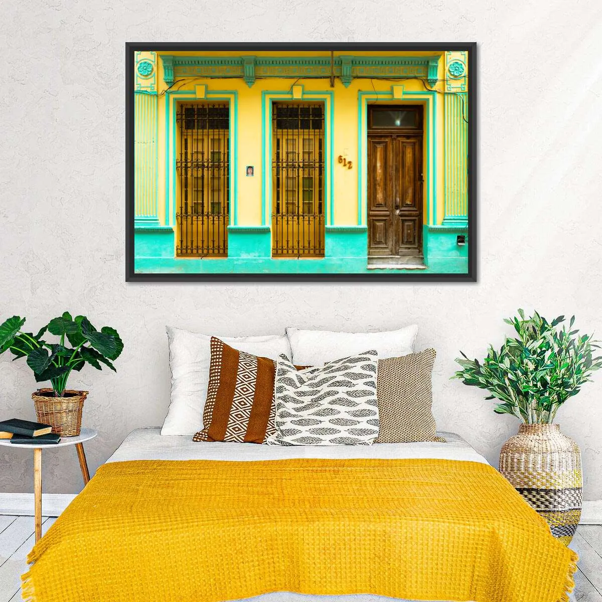 612 Street Havana Yellow And Green Wall Art