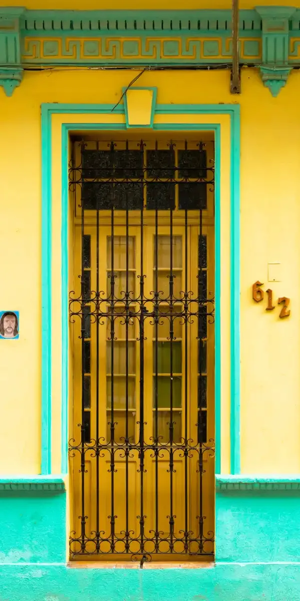 612 Street Havana Yellow And Green Wall Art