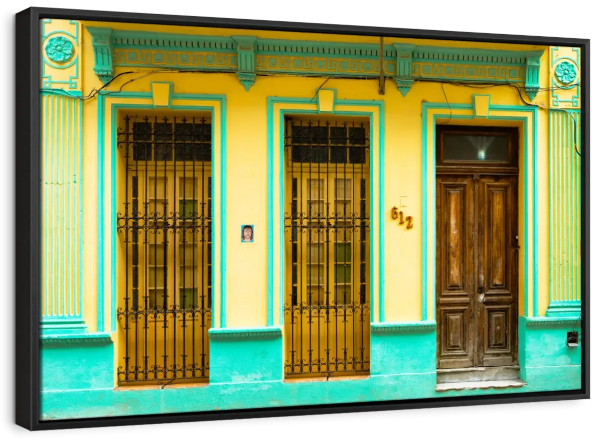 612 Street Havana Yellow And Green Wall Art