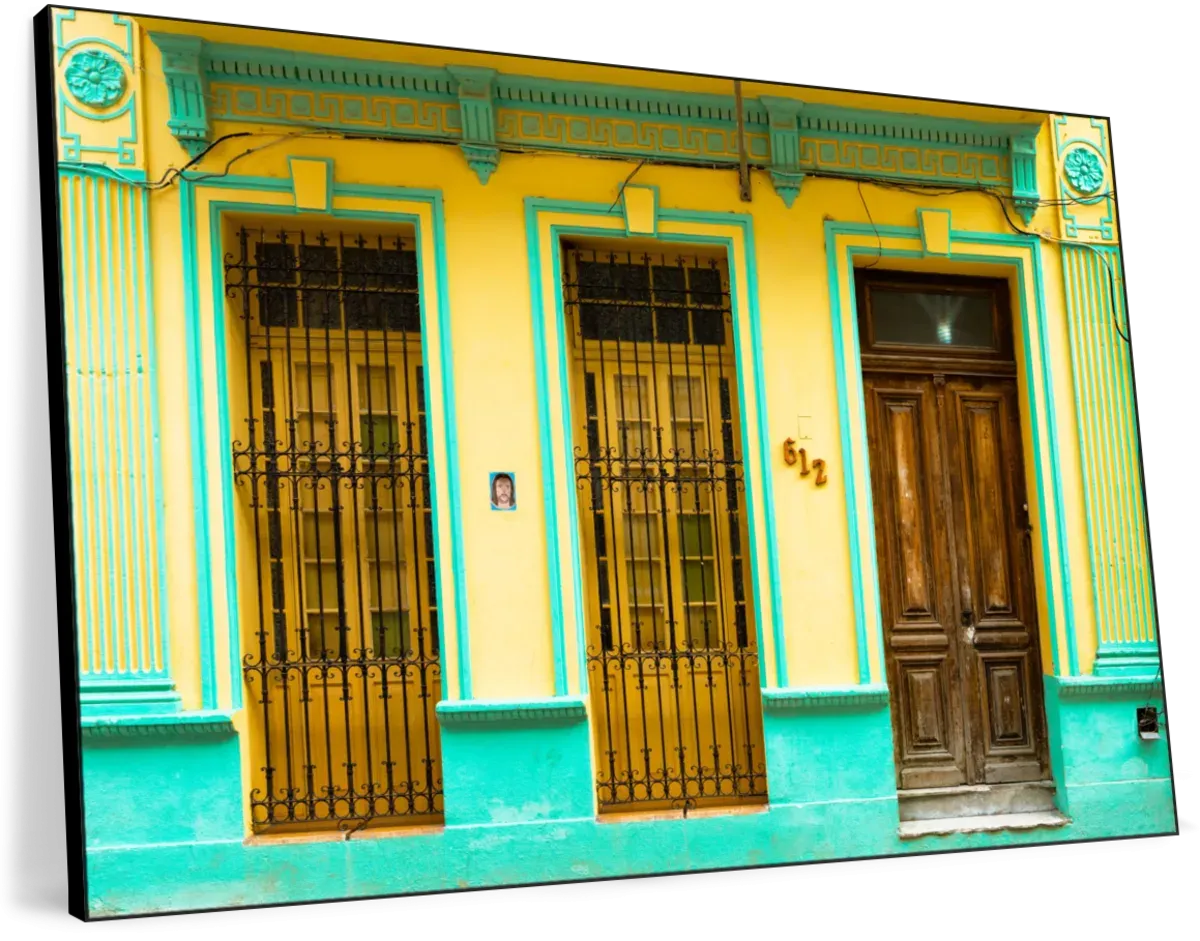 612 Street Havana Yellow And Green Wall Art