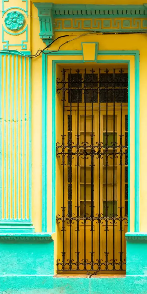 612 Street Havana Yellow And Green Wall Art