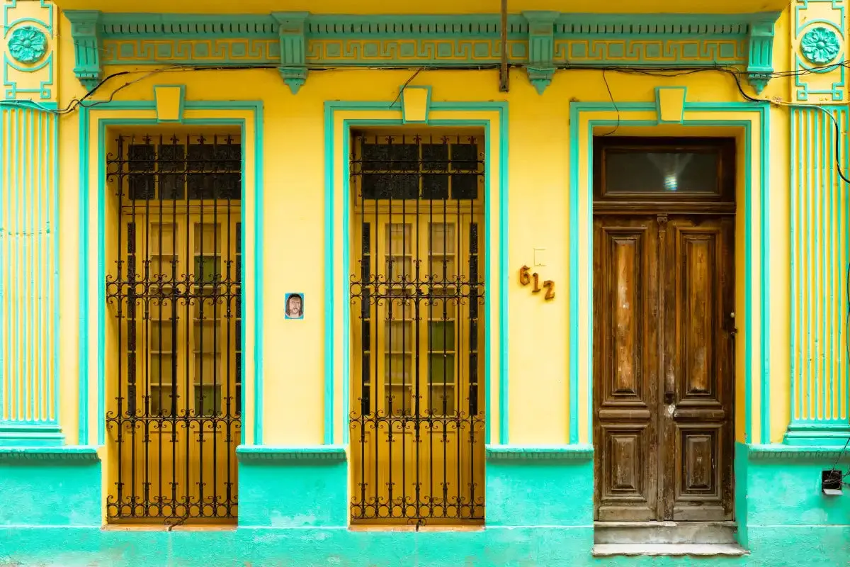 612 Street Havana Yellow And Green Wall Art