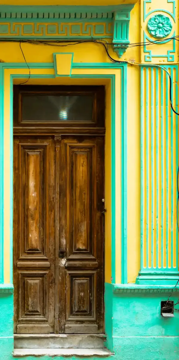 612 Street Havana Yellow And Green Wall Art