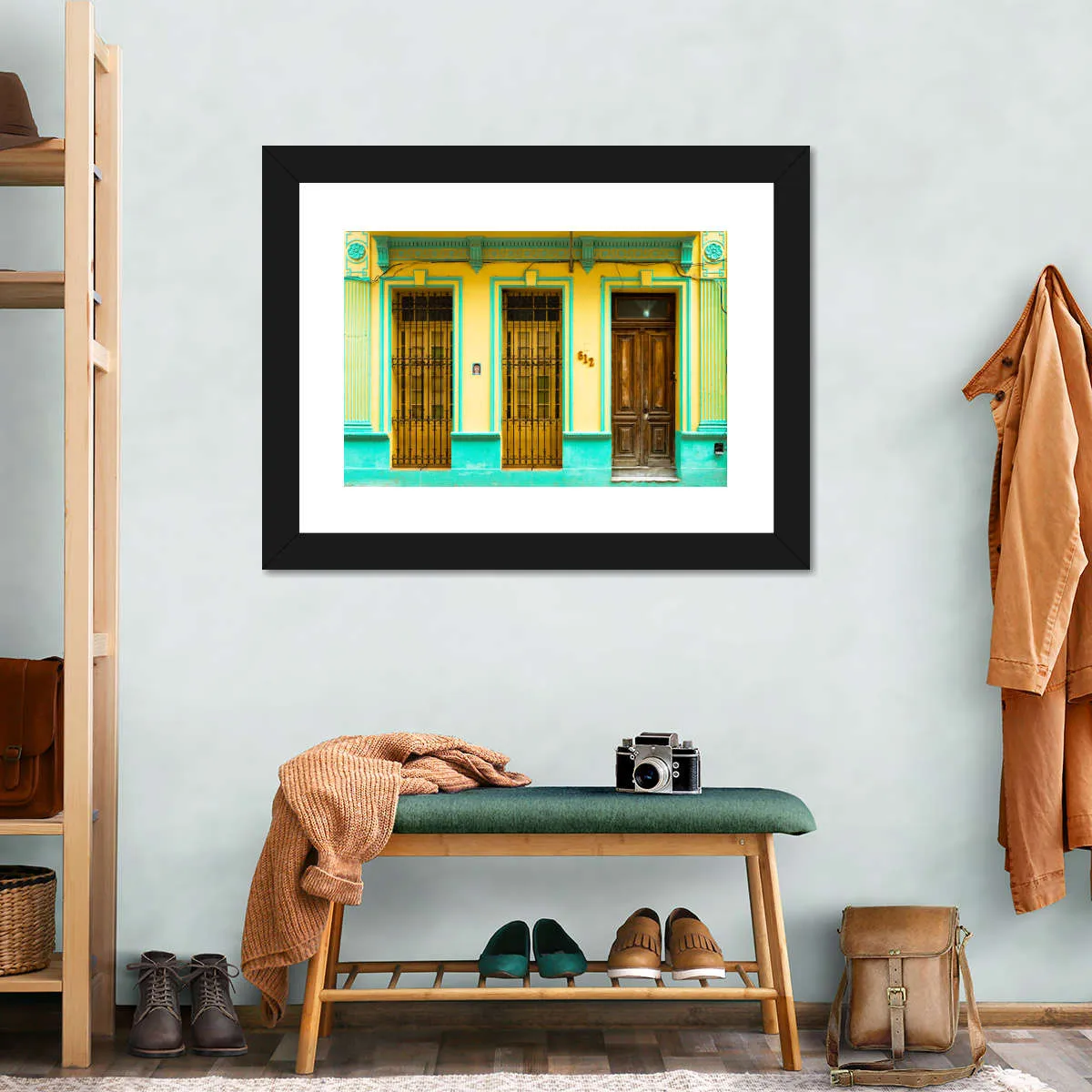 612 Street Havana Yellow And Green Wall Art