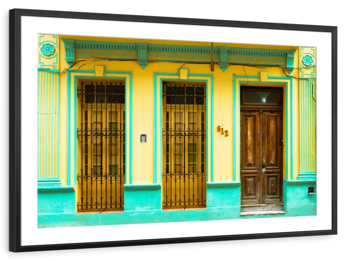612 Street Havana Yellow And Green Wall Art