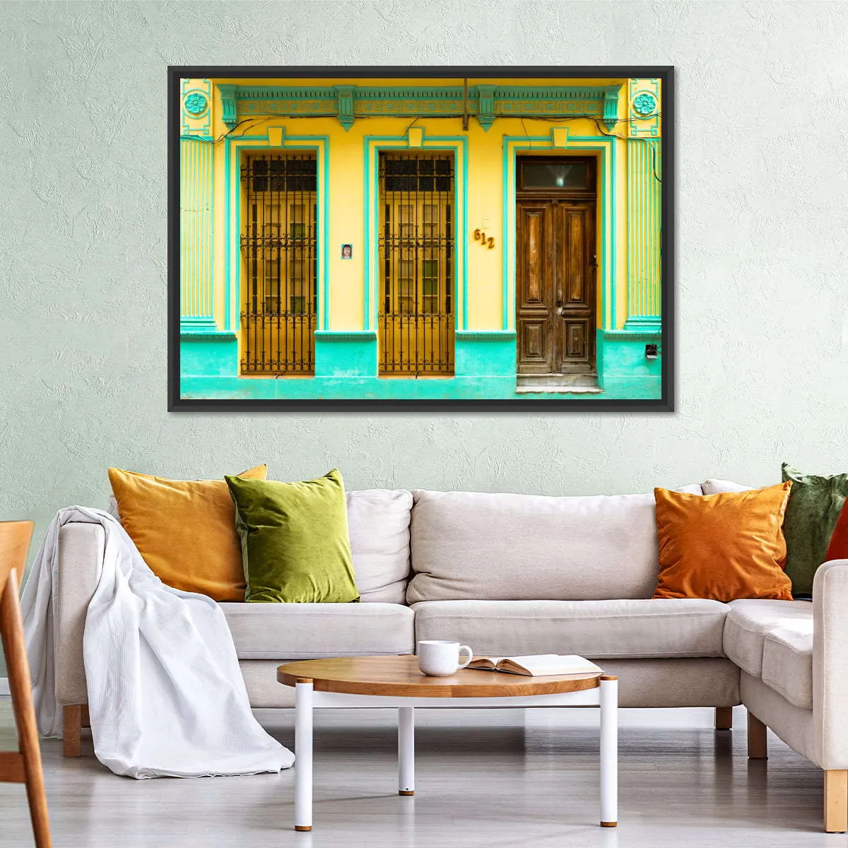 612 Street Havana Yellow And Green Wall Art