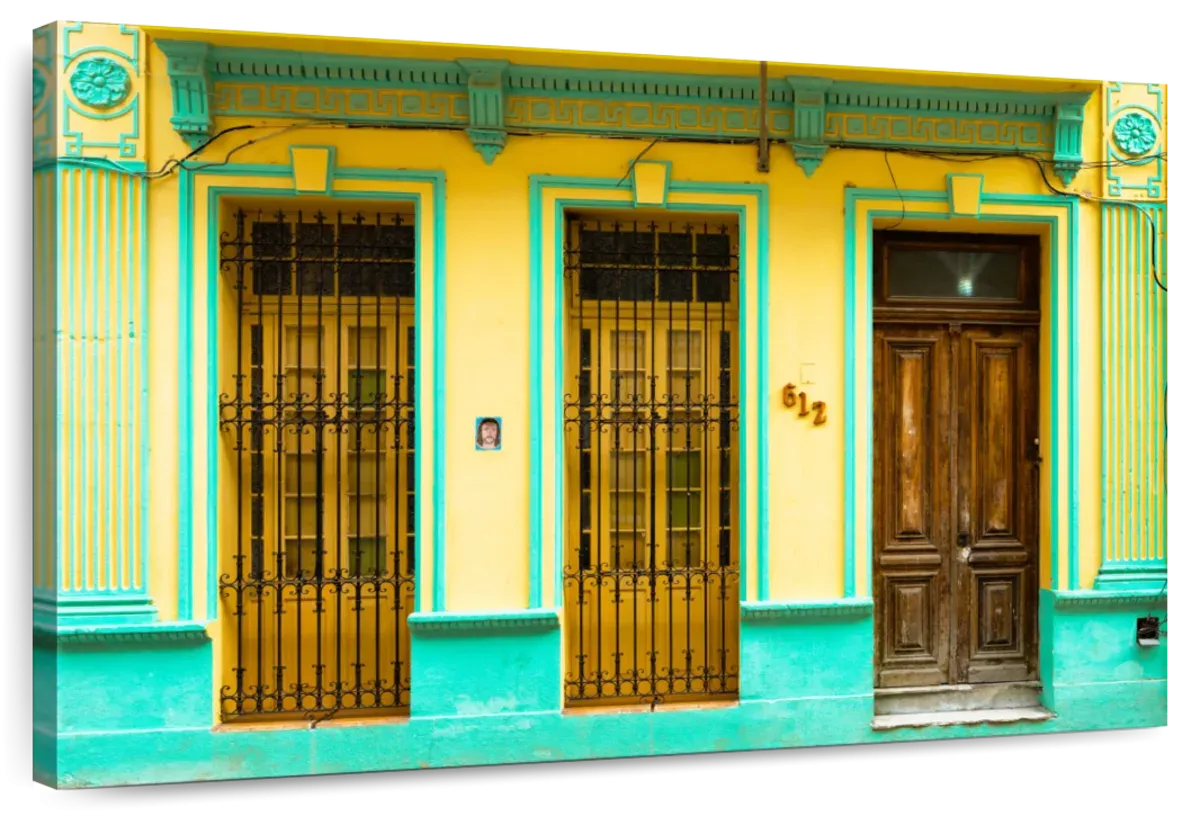 612 Street Havana Yellow And Green Wall Art
