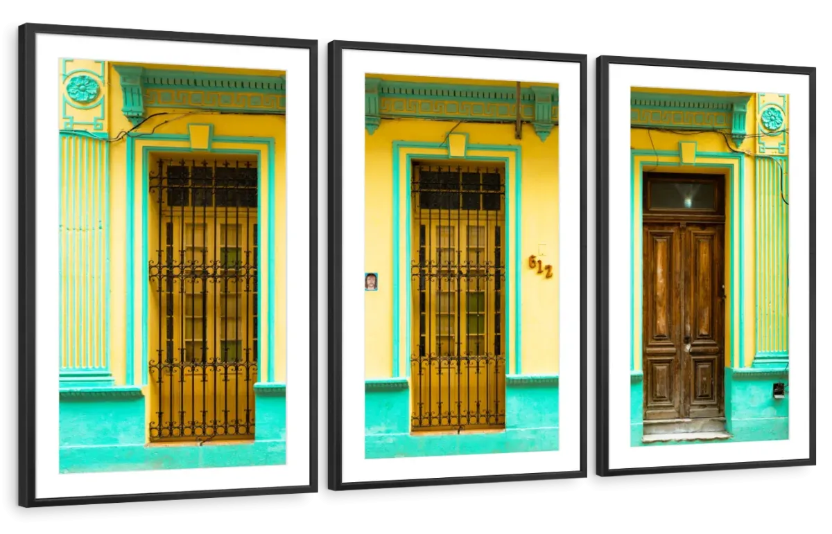 612 Street Havana Yellow And Green Wall Art