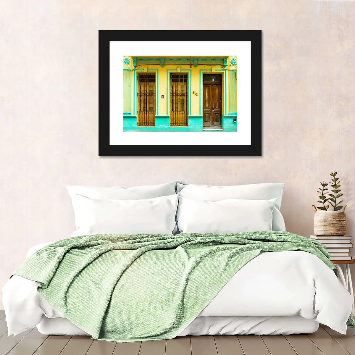 612 Street Havana Yellow And Green Wall Art