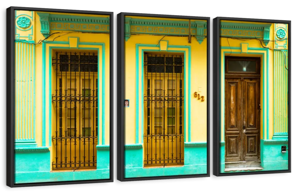 612 Street Havana Yellow And Green Wall Art