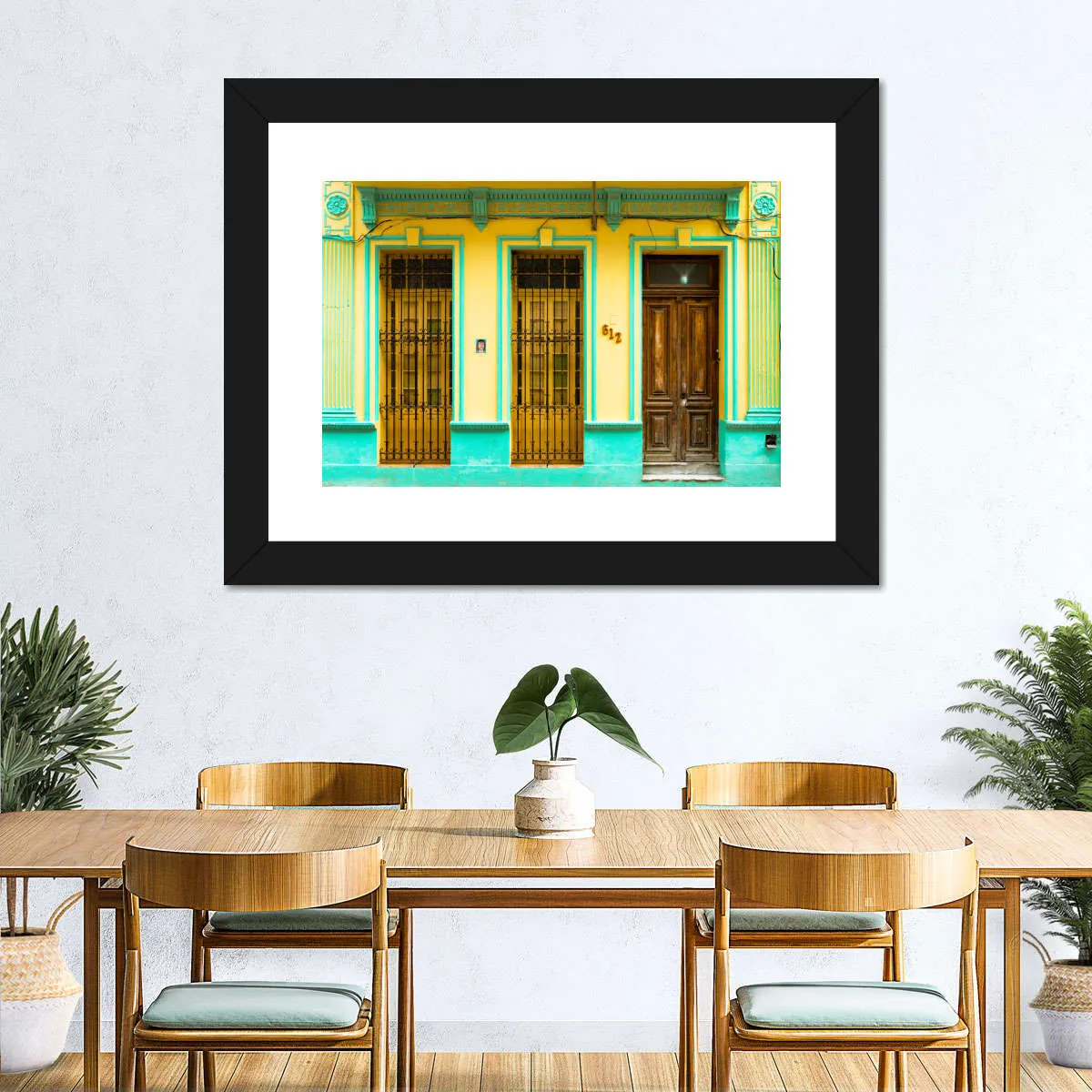 612 Street Havana Yellow And Green Wall Art
