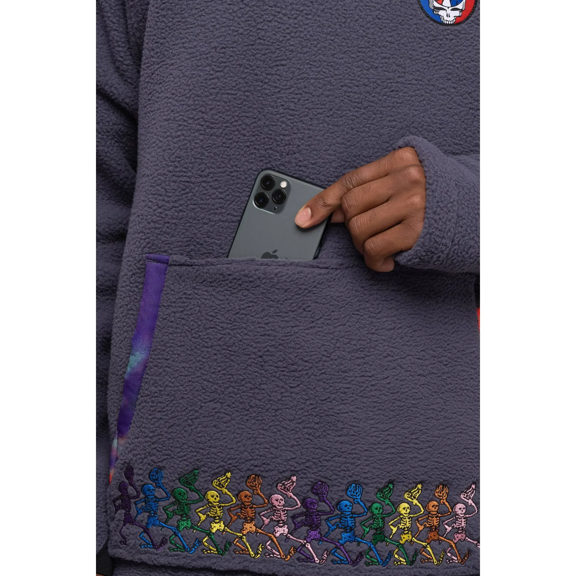 686 Men's Grateful Dead Buttermilk Sherpa Fleece Hoody