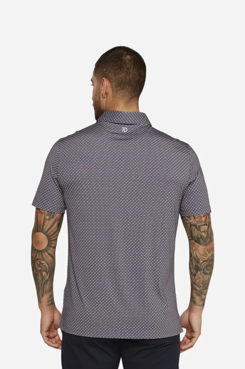7 Diamonds Pierson Short Sleeve Polo Dusty Mauve