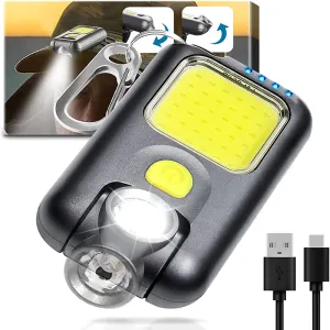 800 Lumens Small Bright Flashlight Keychain