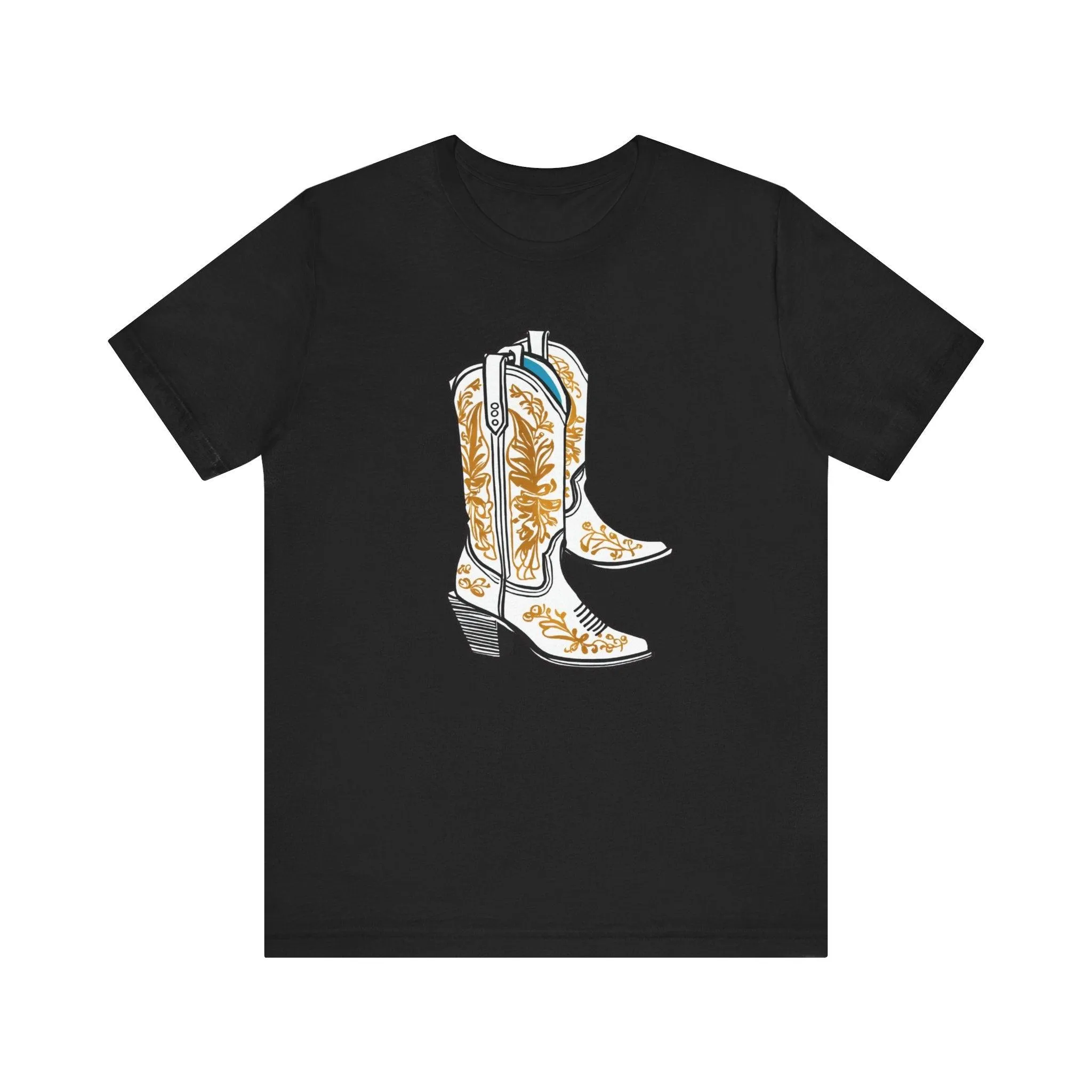 90s Western Flair Boots T Shirt