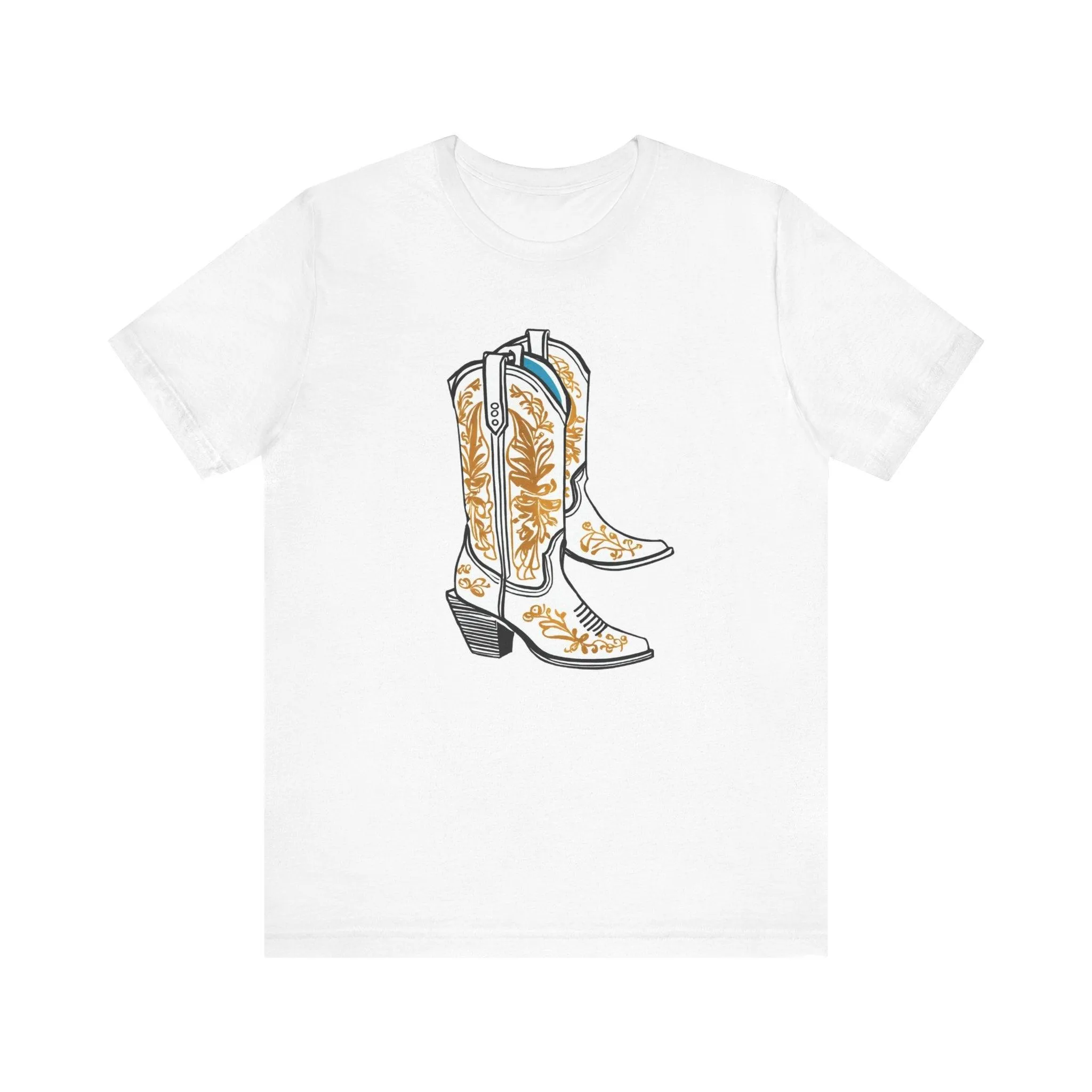 90s Western Flair Boots T Shirt