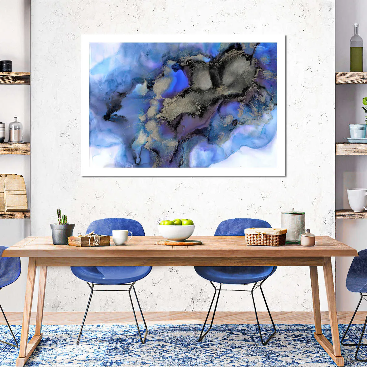 A Blue Mirage Wall Art