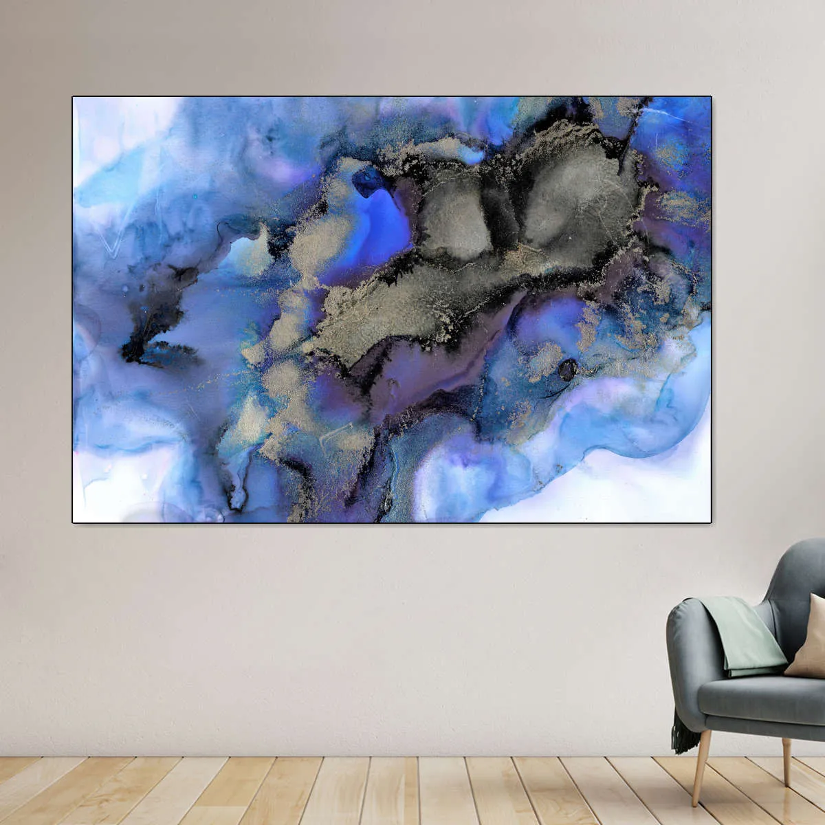 A Blue Mirage Wall Art