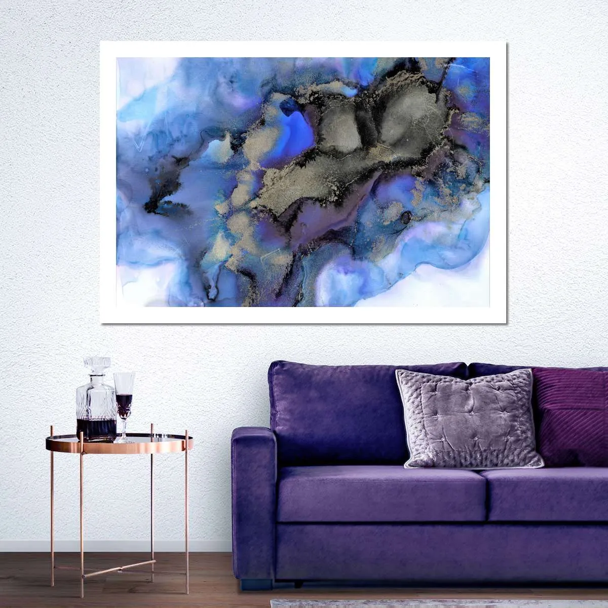 A Blue Mirage Wall Art
