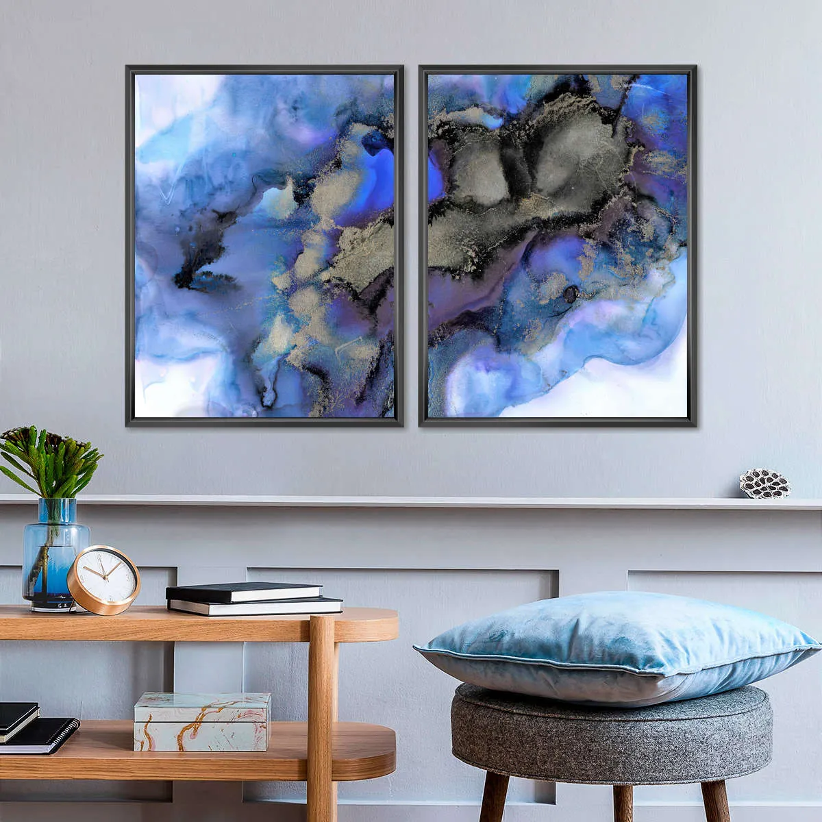 A Blue Mirage Wall Art