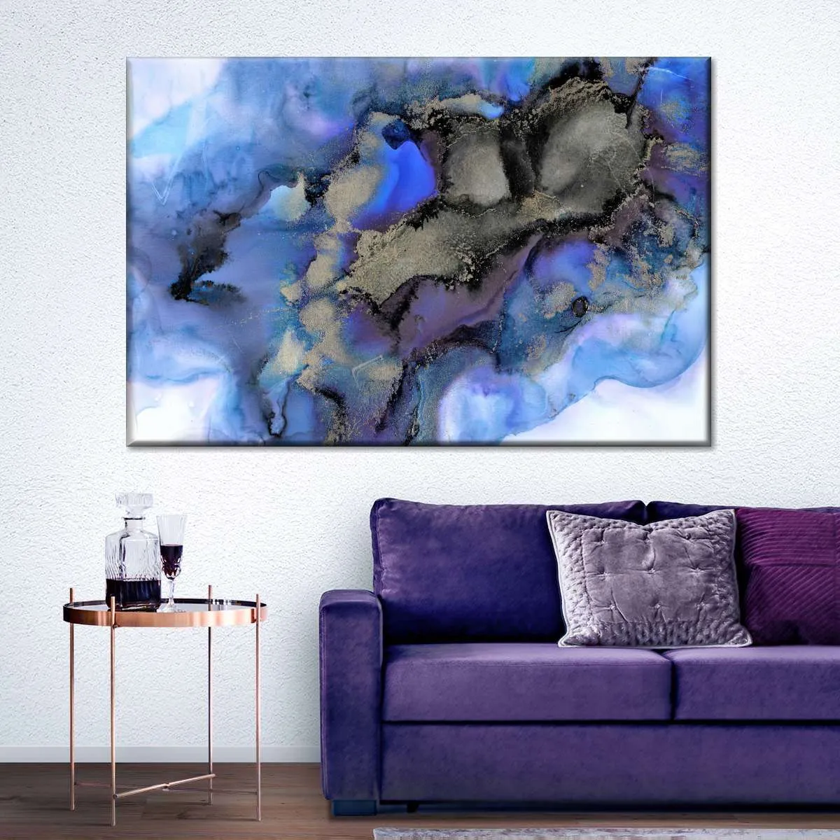 A Blue Mirage Wall Art