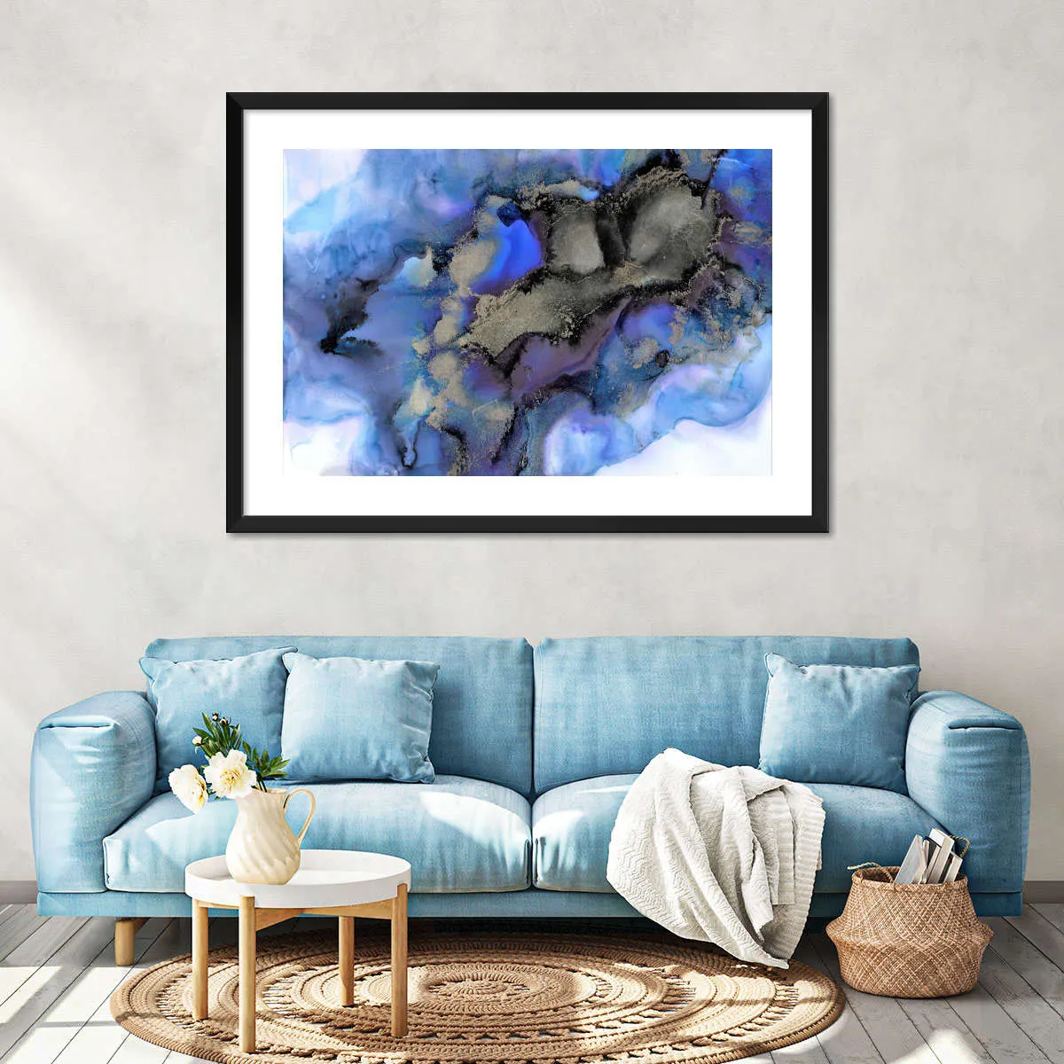 A Blue Mirage Wall Art