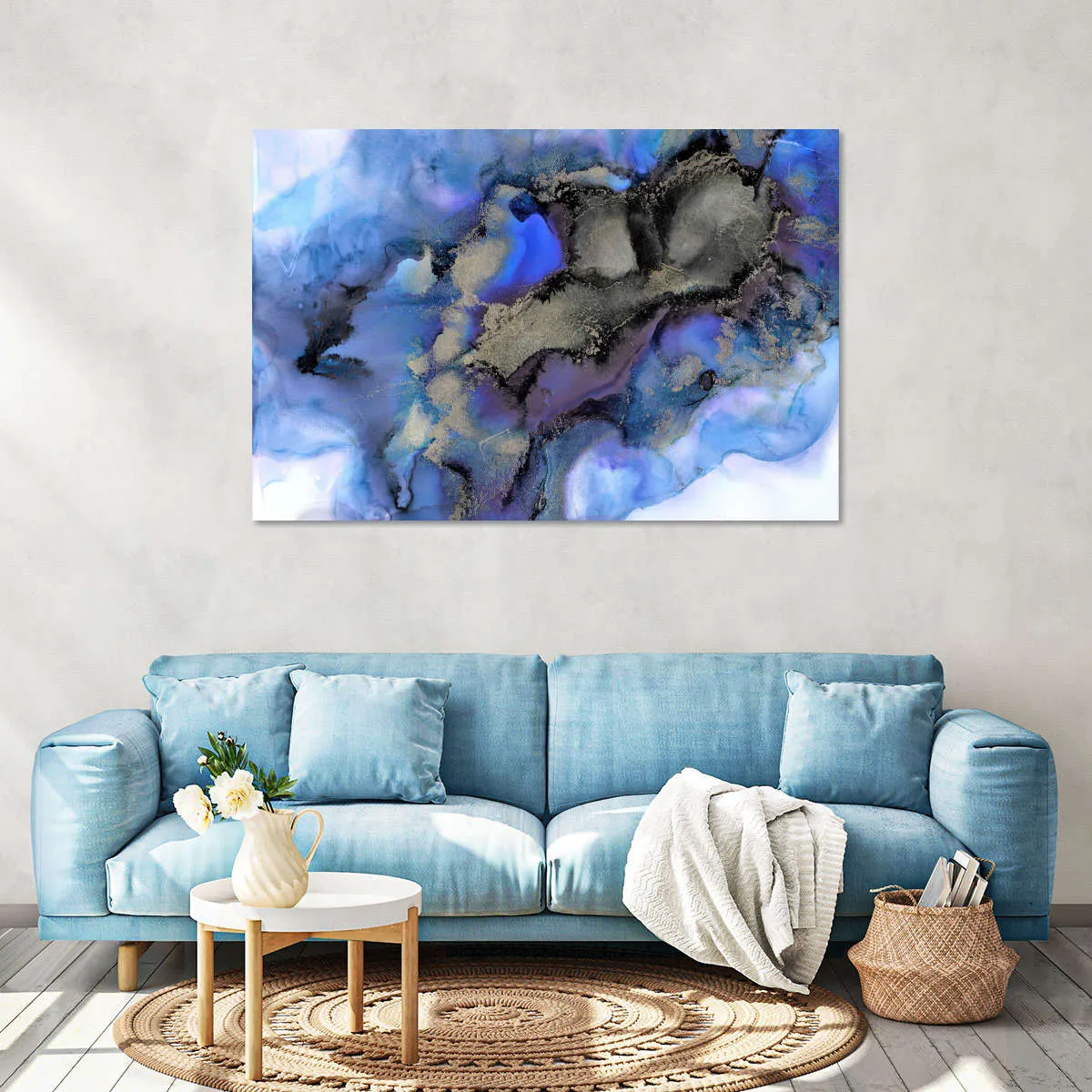A Blue Mirage Wall Art