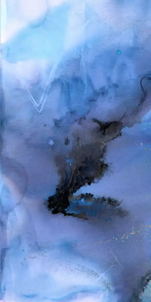 A Blue Mirage Wall Art