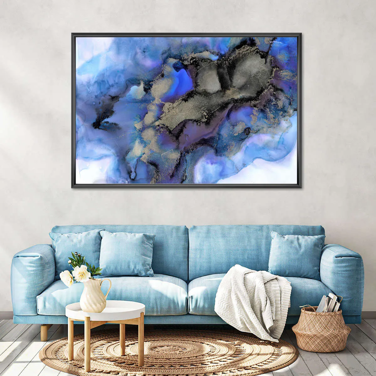 A Blue Mirage Wall Art