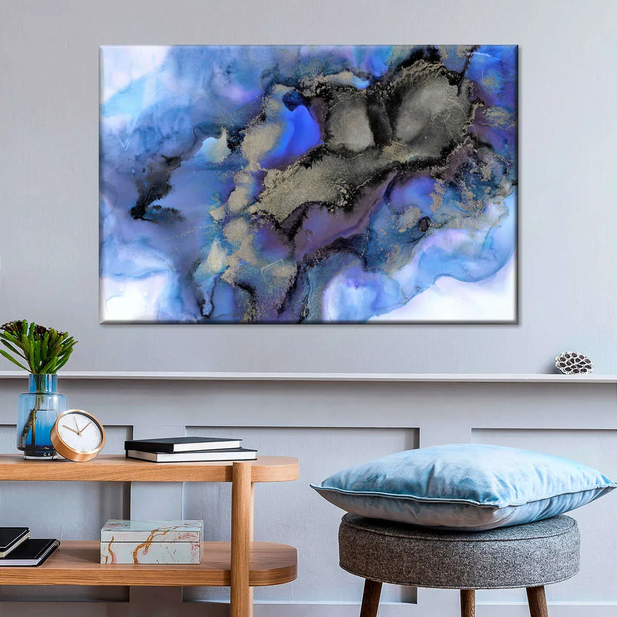A Blue Mirage Wall Art