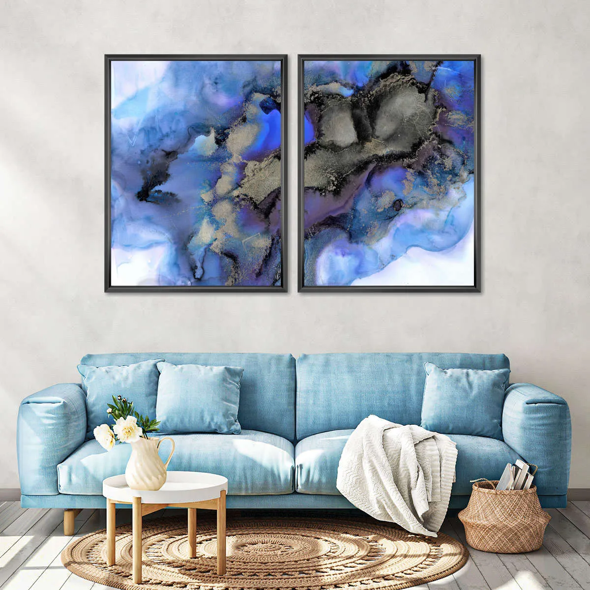A Blue Mirage Wall Art