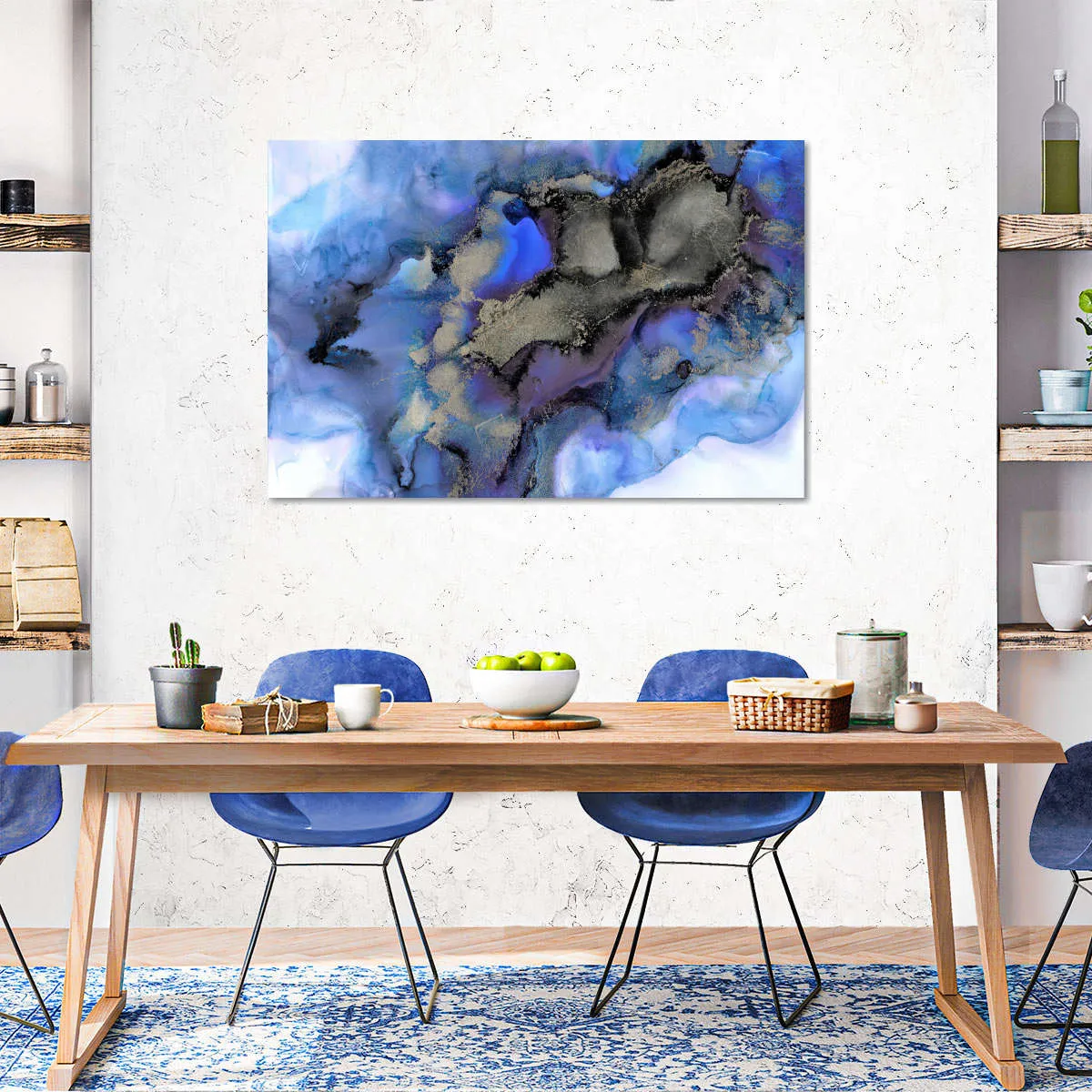 A Blue Mirage Wall Art