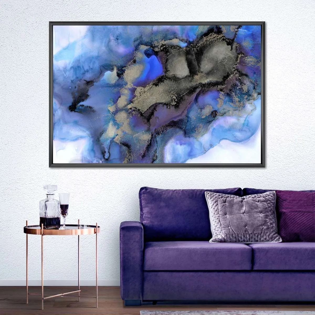 A Blue Mirage Wall Art
