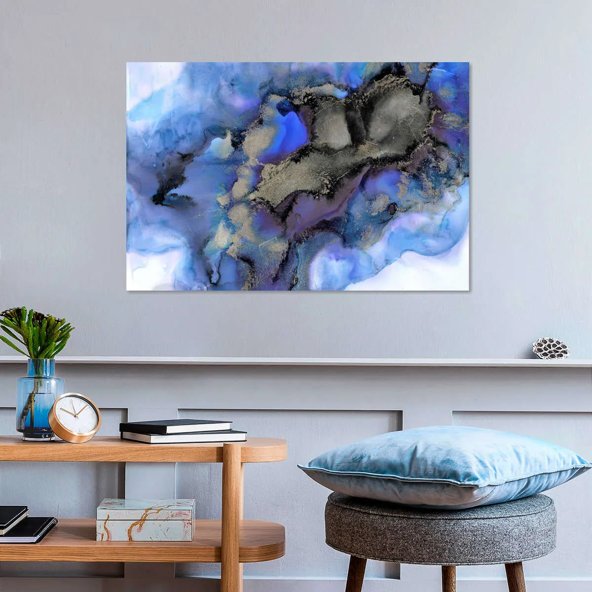 A Blue Mirage Wall Art