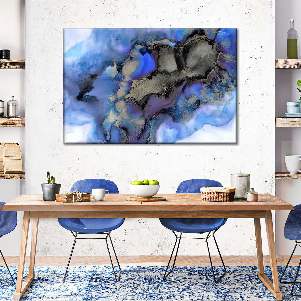 A Blue Mirage Wall Art