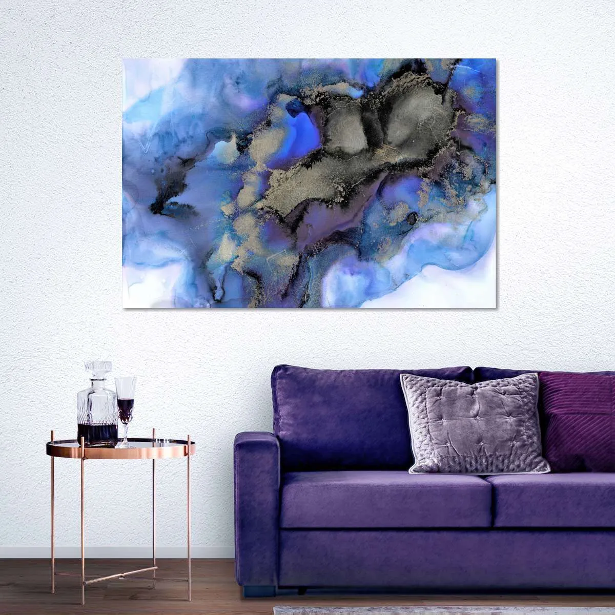 A Blue Mirage Wall Art