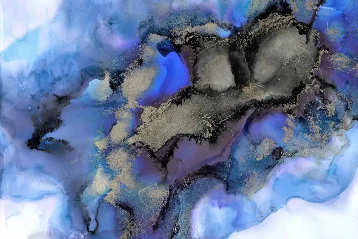 A Blue Mirage Wall Art