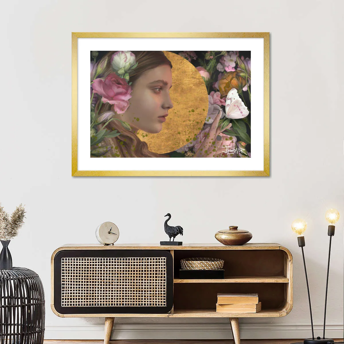 A Butterfly Garden Wall Art