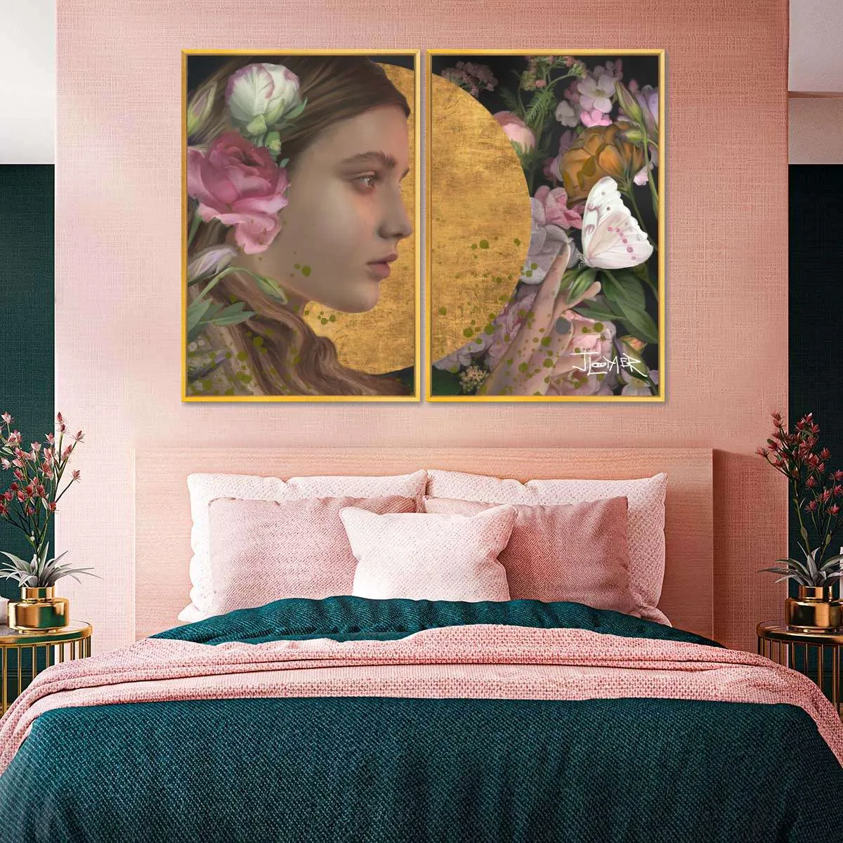 A Butterfly Garden Wall Art