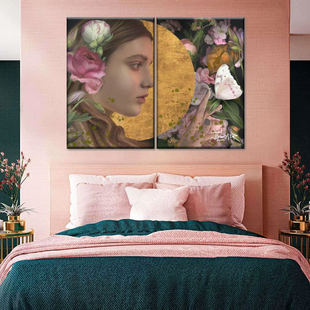 A Butterfly Garden Wall Art