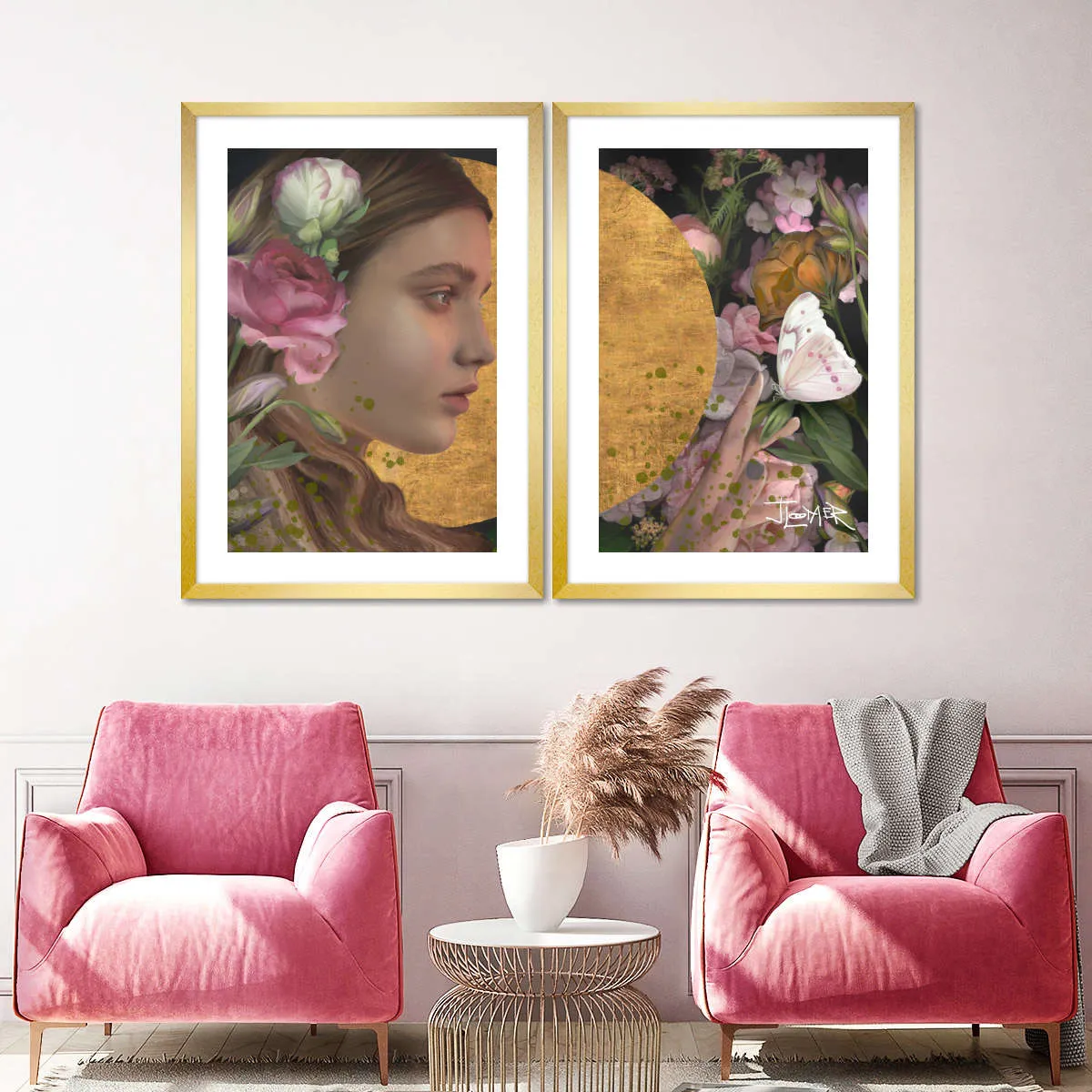 A Butterfly Garden Wall Art