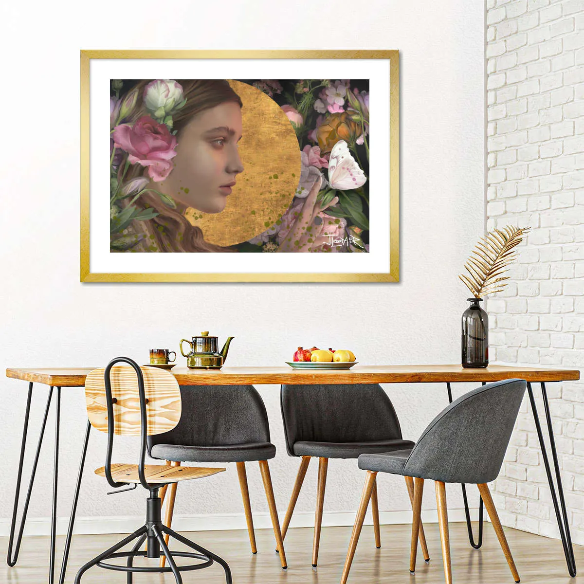 A Butterfly Garden Wall Art