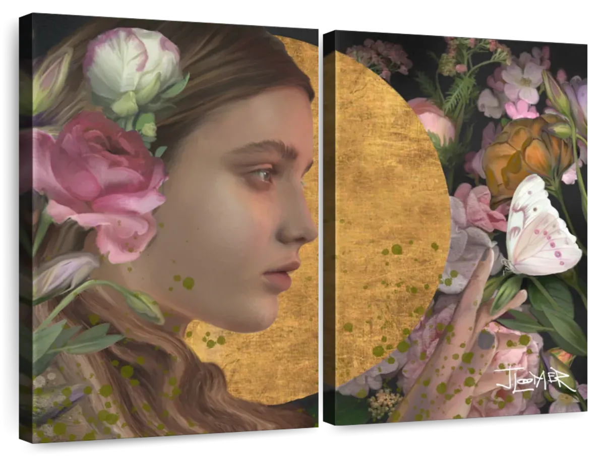 A Butterfly Garden Wall Art