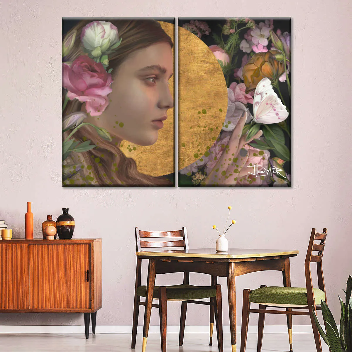 A Butterfly Garden Wall Art