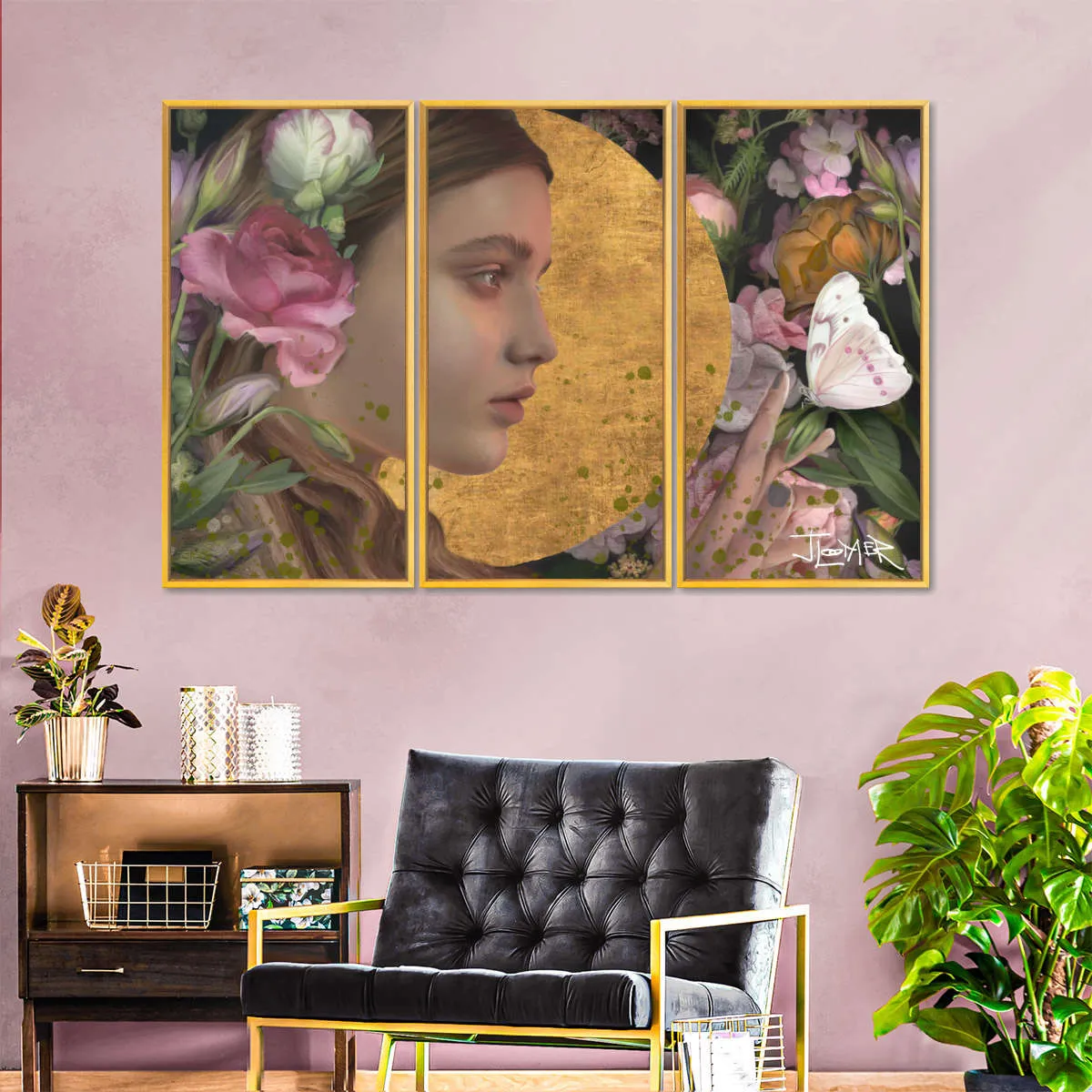 A Butterfly Garden Wall Art