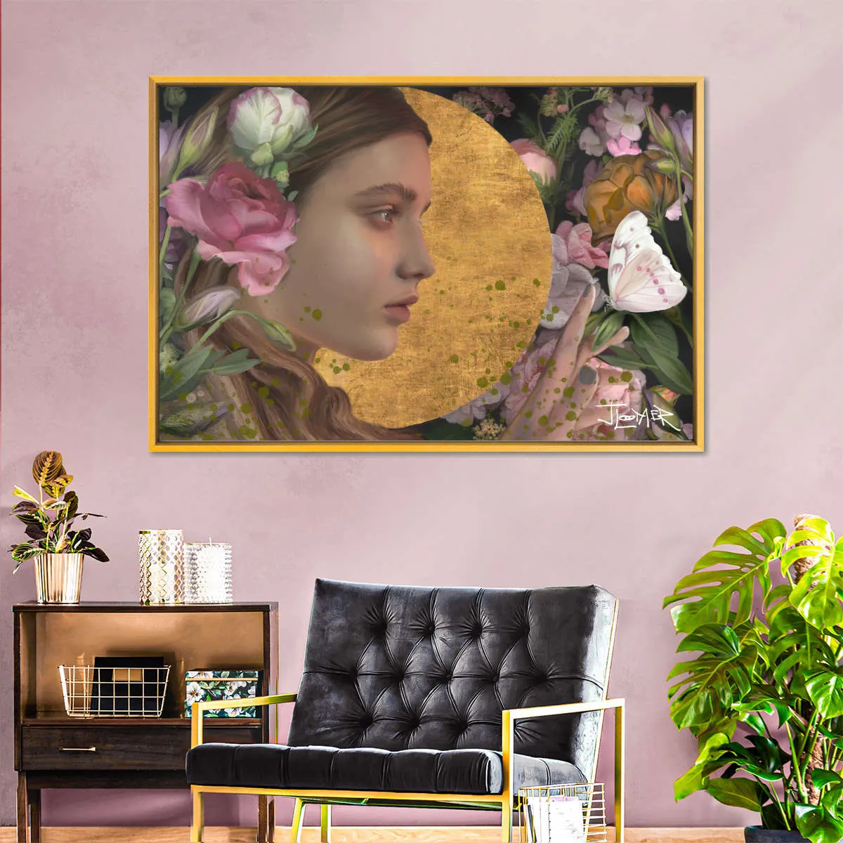 A Butterfly Garden Wall Art