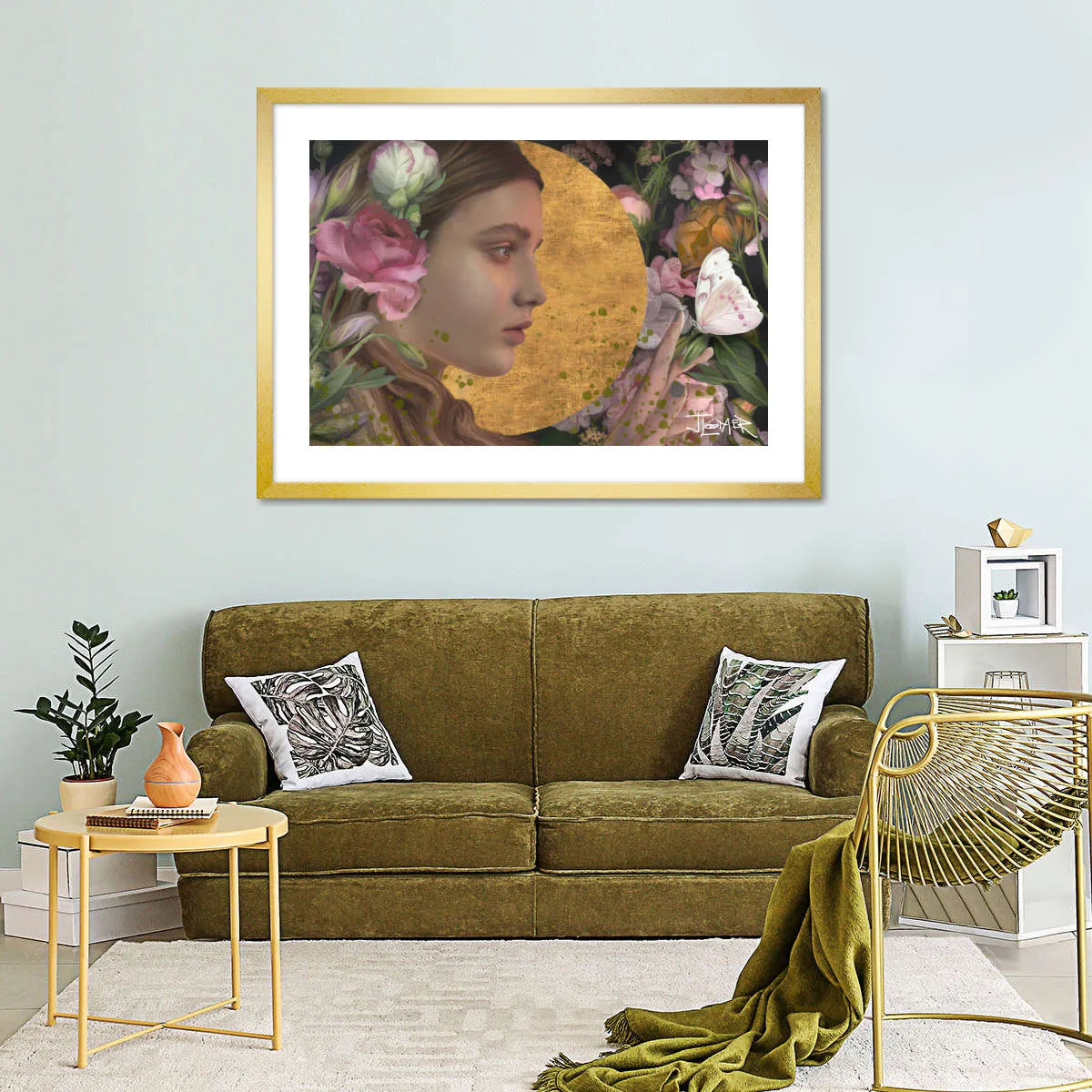 A Butterfly Garden Wall Art