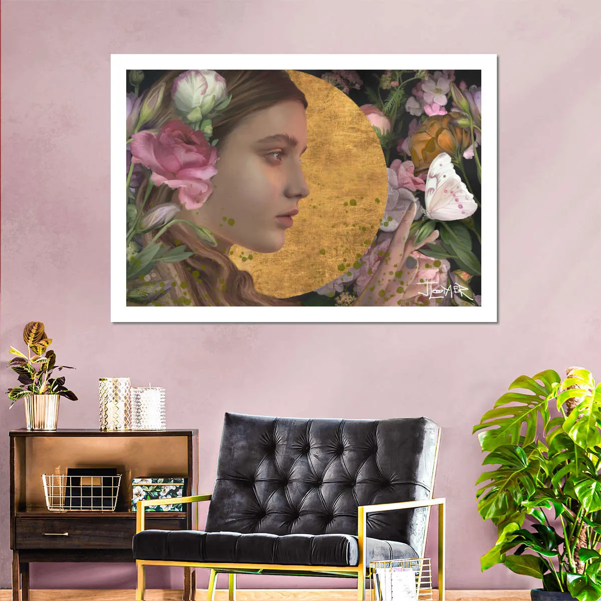 A Butterfly Garden Wall Art